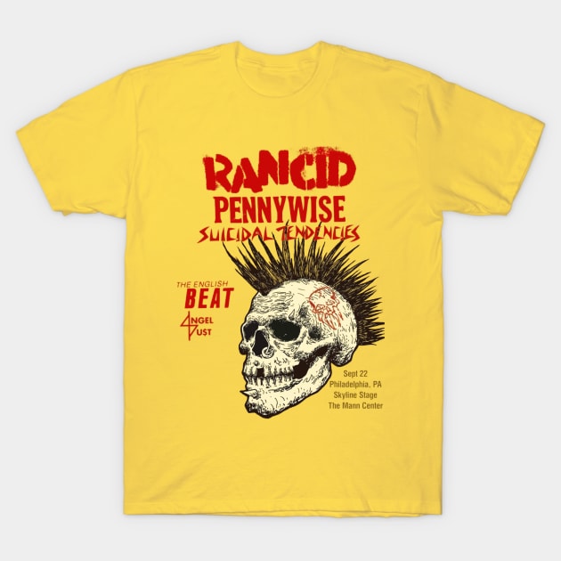 Rancid skull T-Shirt by KucingLangit